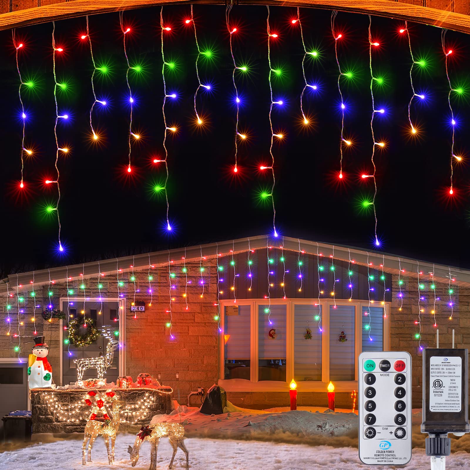 40 Feet / 81 Drops / 432 LED / Multicolor