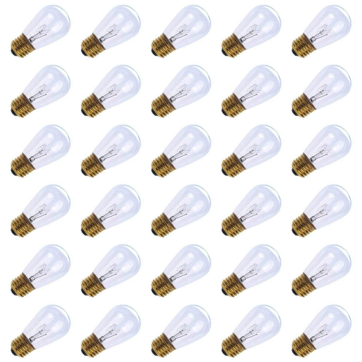 30 Count / Incandescent Bulbs / Clear