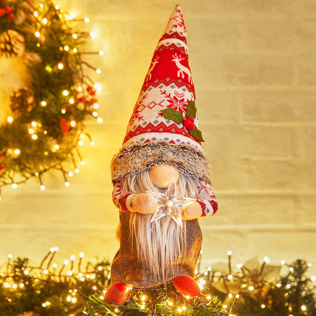 16 Inches / Gnome Star / Warm White