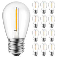 25 Count / LED Bulbs / Warm White