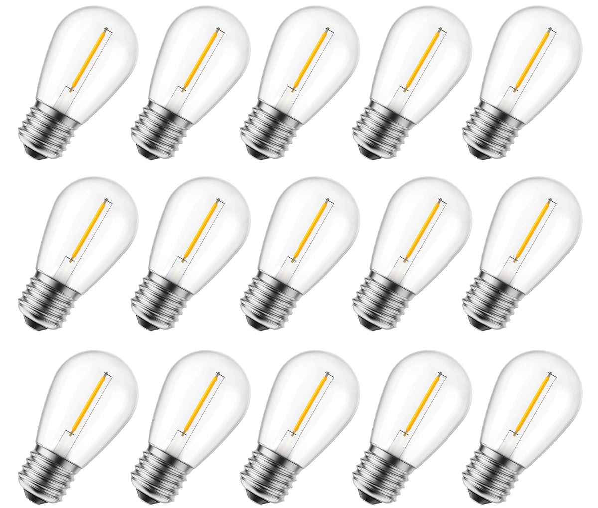 15 Count / LED Bulbs / Warm White