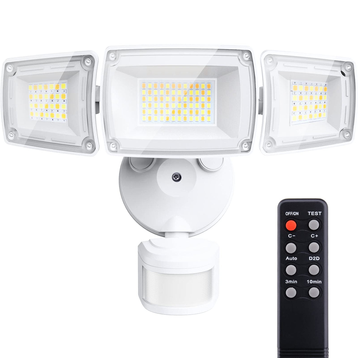 3-Head / White / Remote