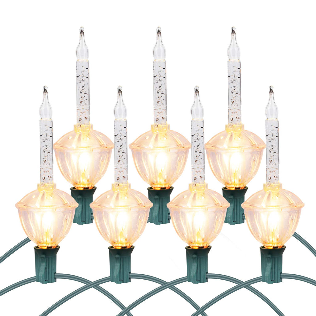 1 x 7.5 Feet / 7 Lights / Warm White