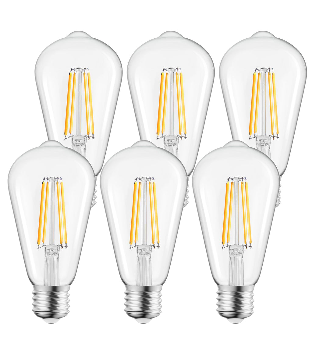 6 Count / LED Bulb / Warm White