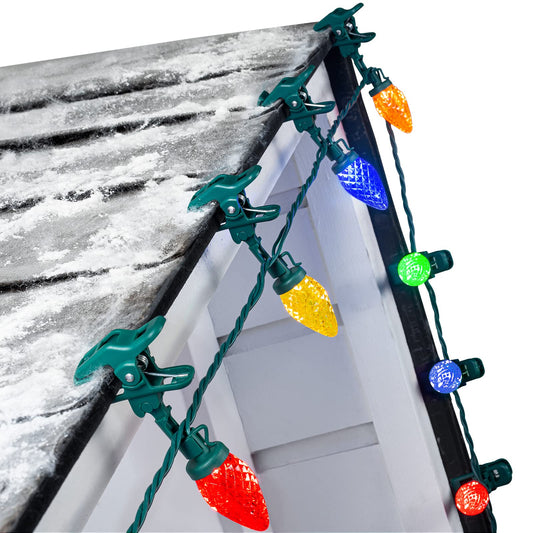 66 Feet / 100 LED / Multicolor / Quick Clips