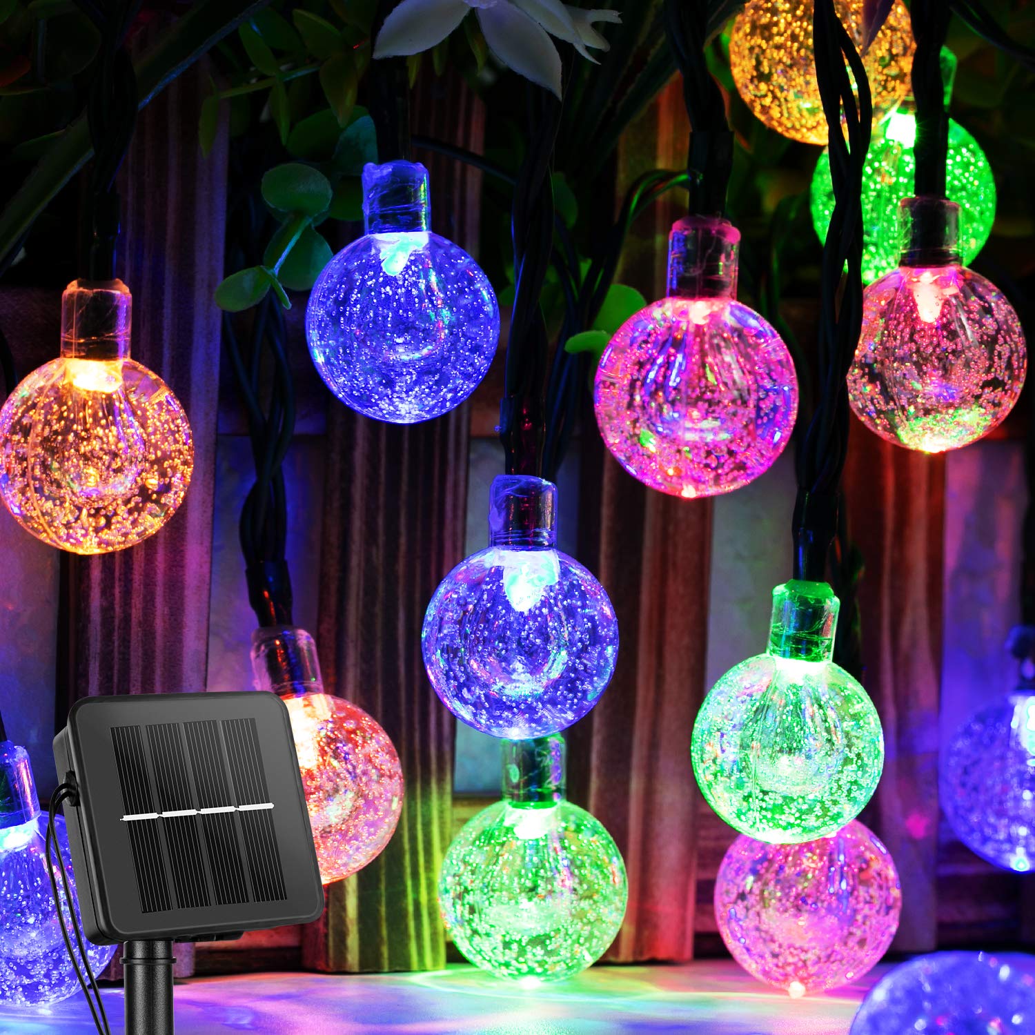 1 x 35 Feet / 60 LED / Crystal Globe / Multicolor