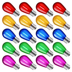 20 Count / LED Bulbs / Multicolor