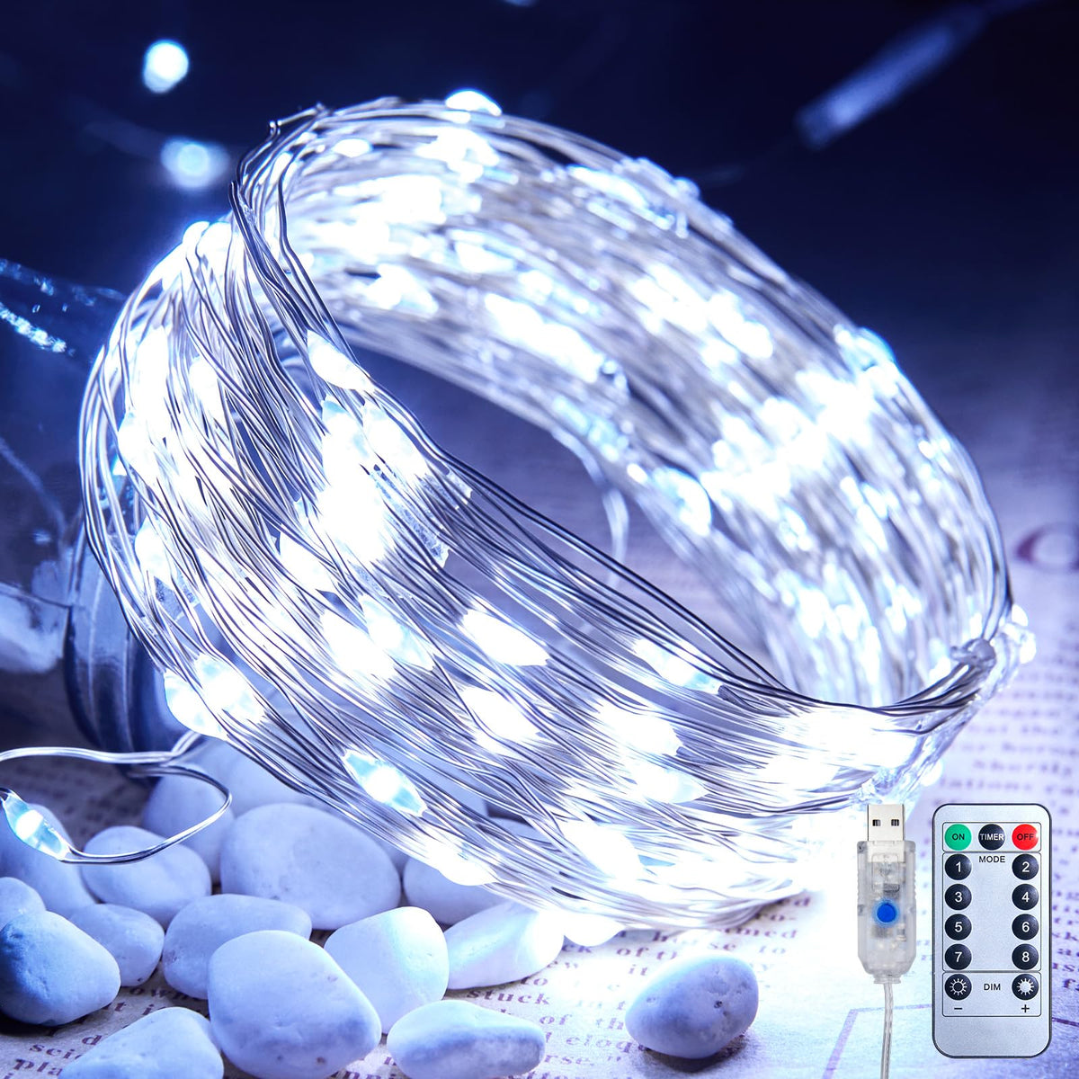 33 FT / 100 LED / Pure White