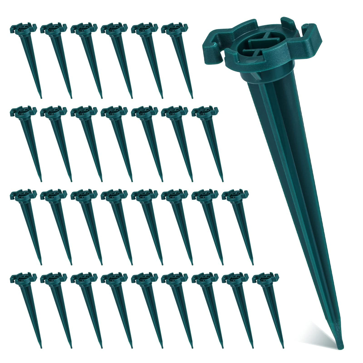 4.5 Inch / 200 Stakes / Green