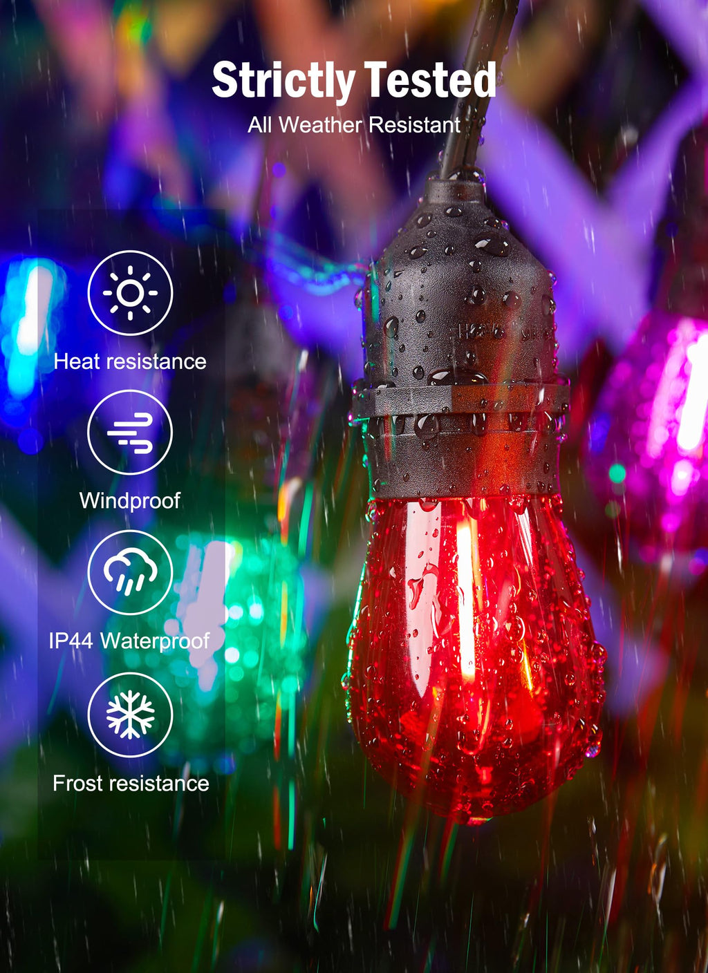 20 Count / LED Bulbs / Multicolor