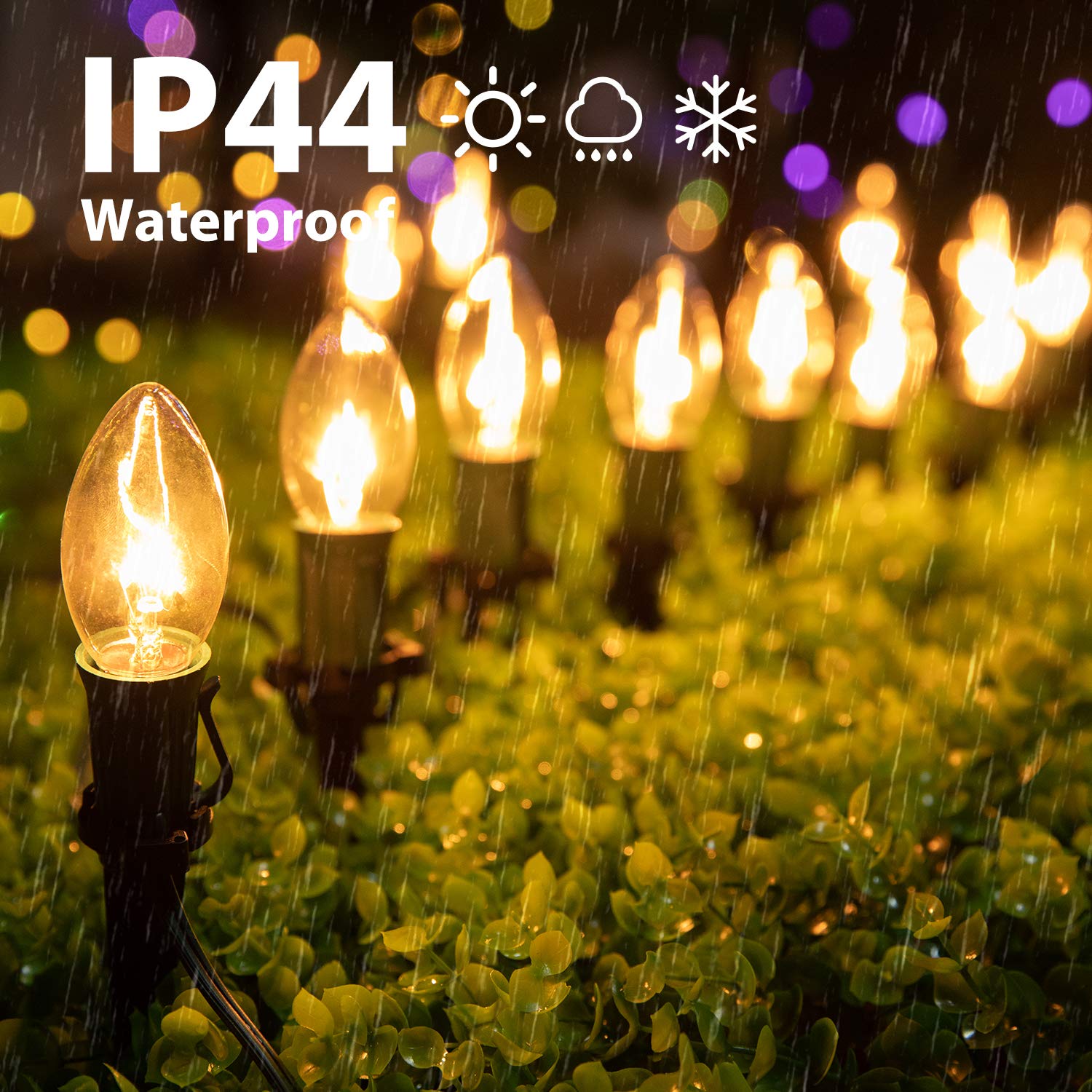 25.7 Feet / 20 ClearBulbs / Warm White