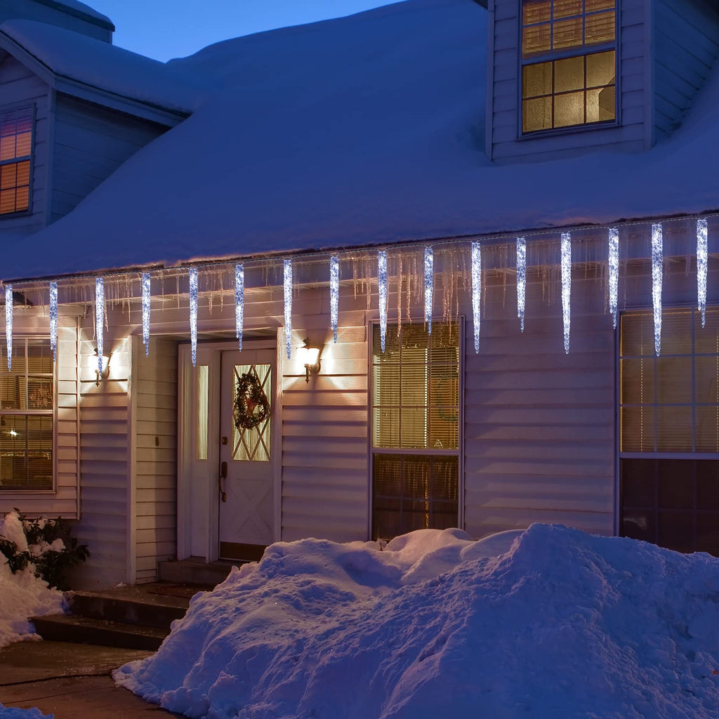 10 Feet / 10 Tubes / 50 LED / Cool White / Twinkle