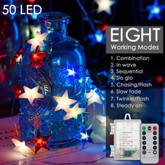 16 Feet / 50 LED / Star