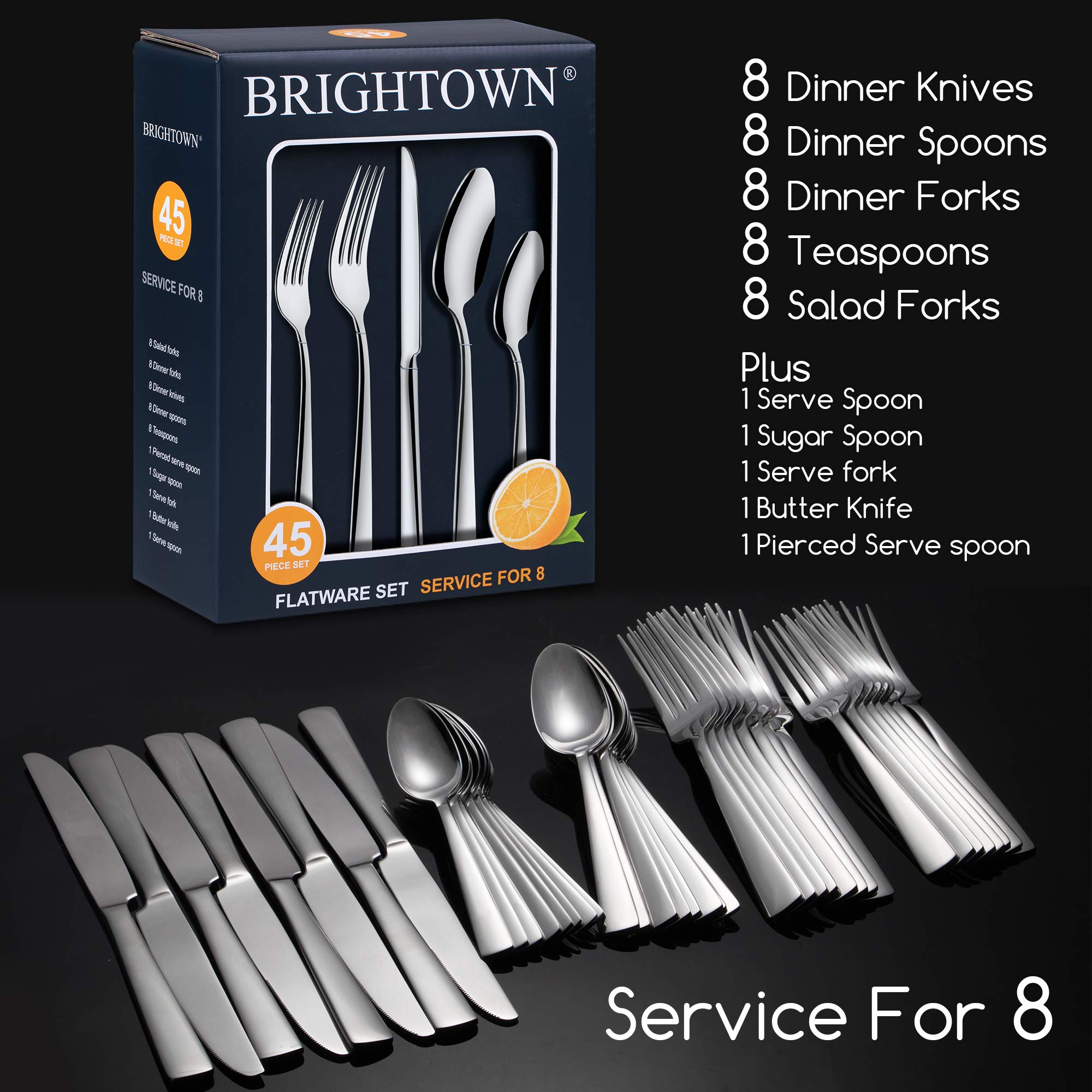 45 Piece / Set for 8