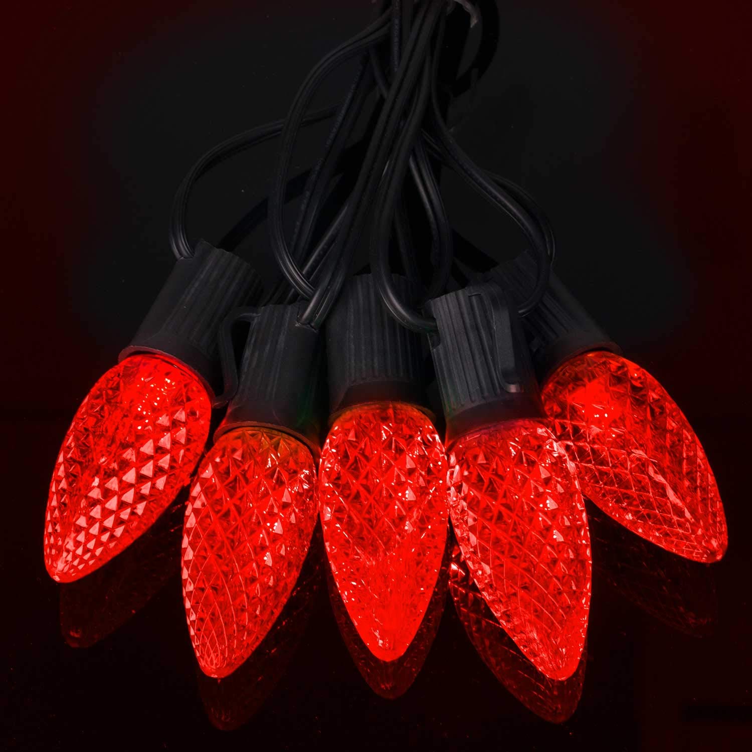 C9 Christmas Lights LED Strawberry Bulbs