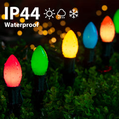 25.7 Feet / 20 ClearBulbs / Ceramic Multicolor