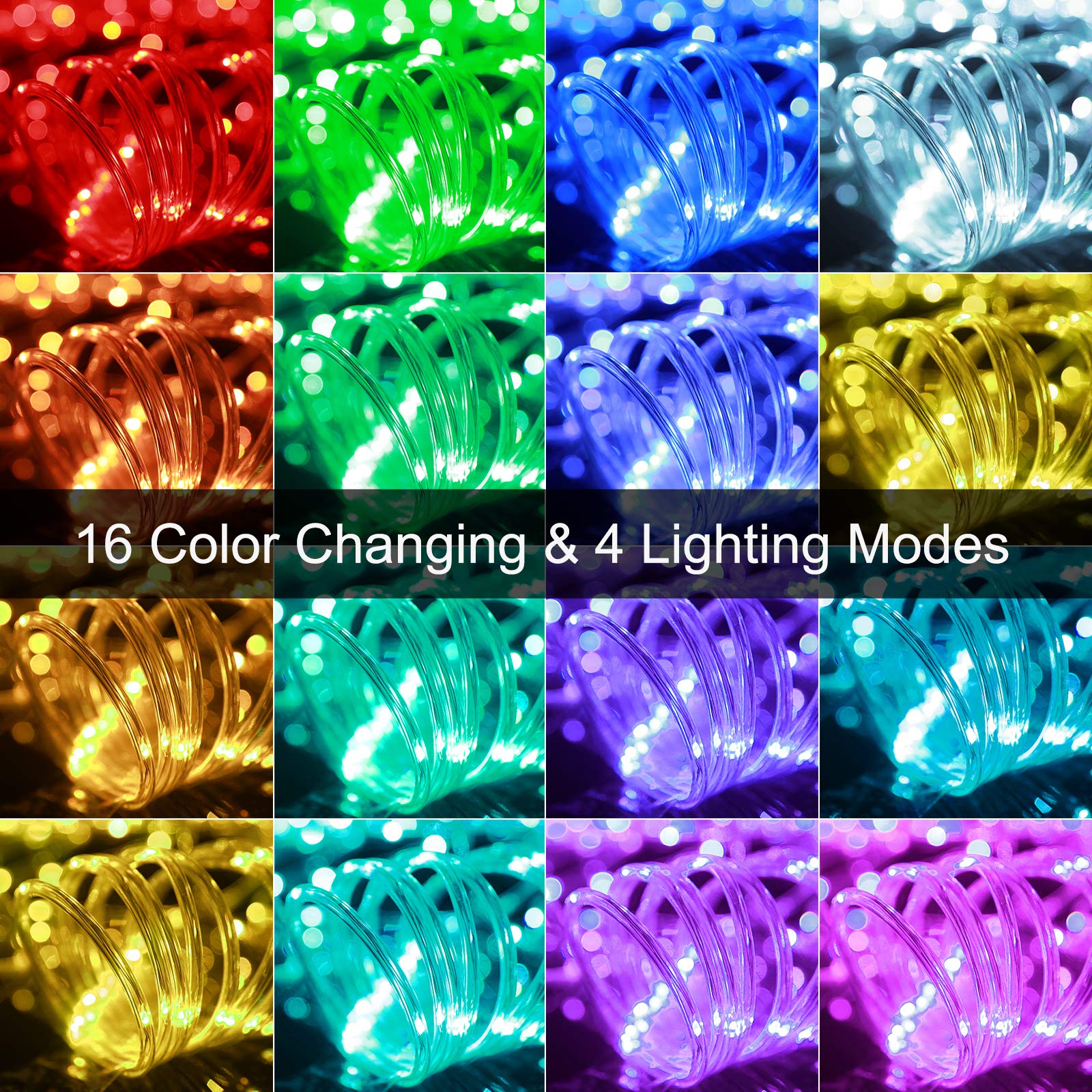 72 Feet / 220 LED / Multicolor / 4 Modes