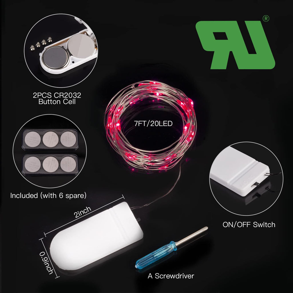 12 x 7 Feet / 20 LED / Red