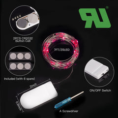 12 x 7 Feet / 20 LED / Red