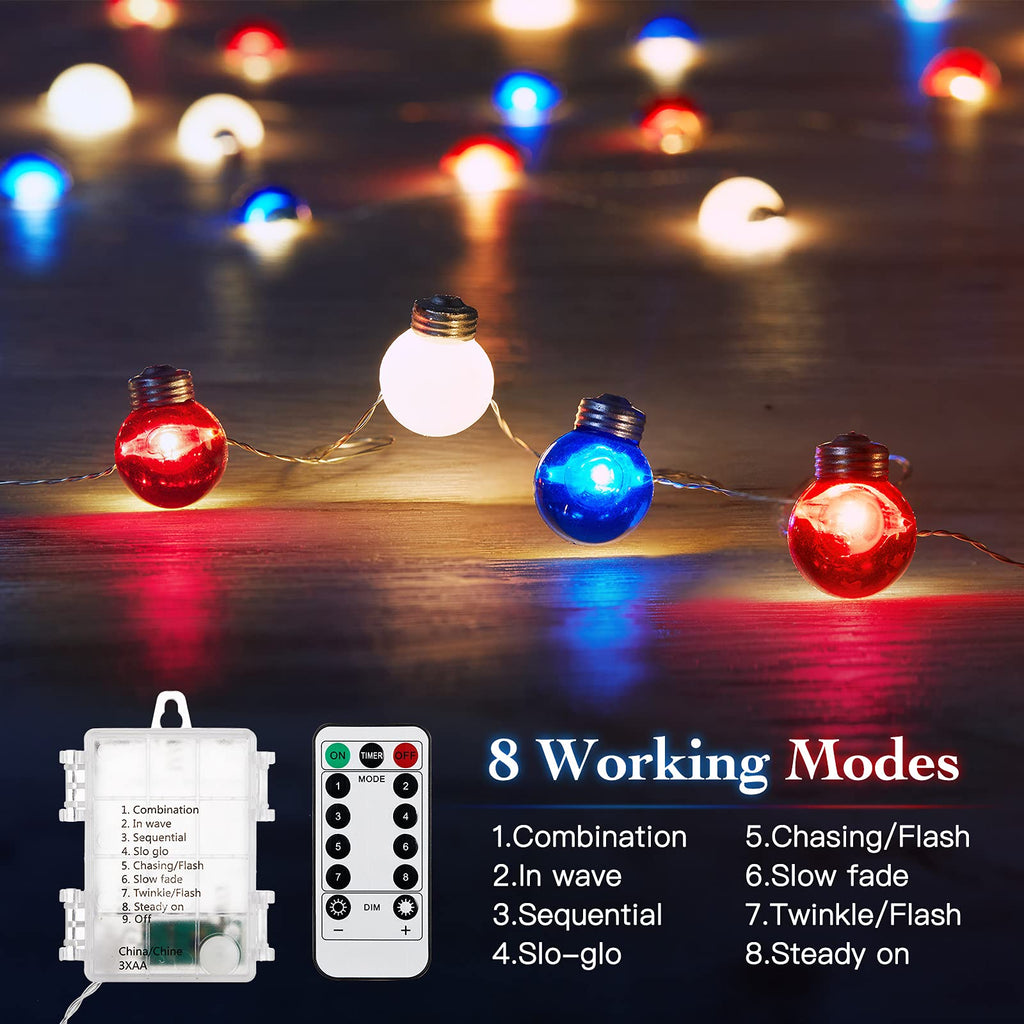 16 Feet / 50 LED / Globe