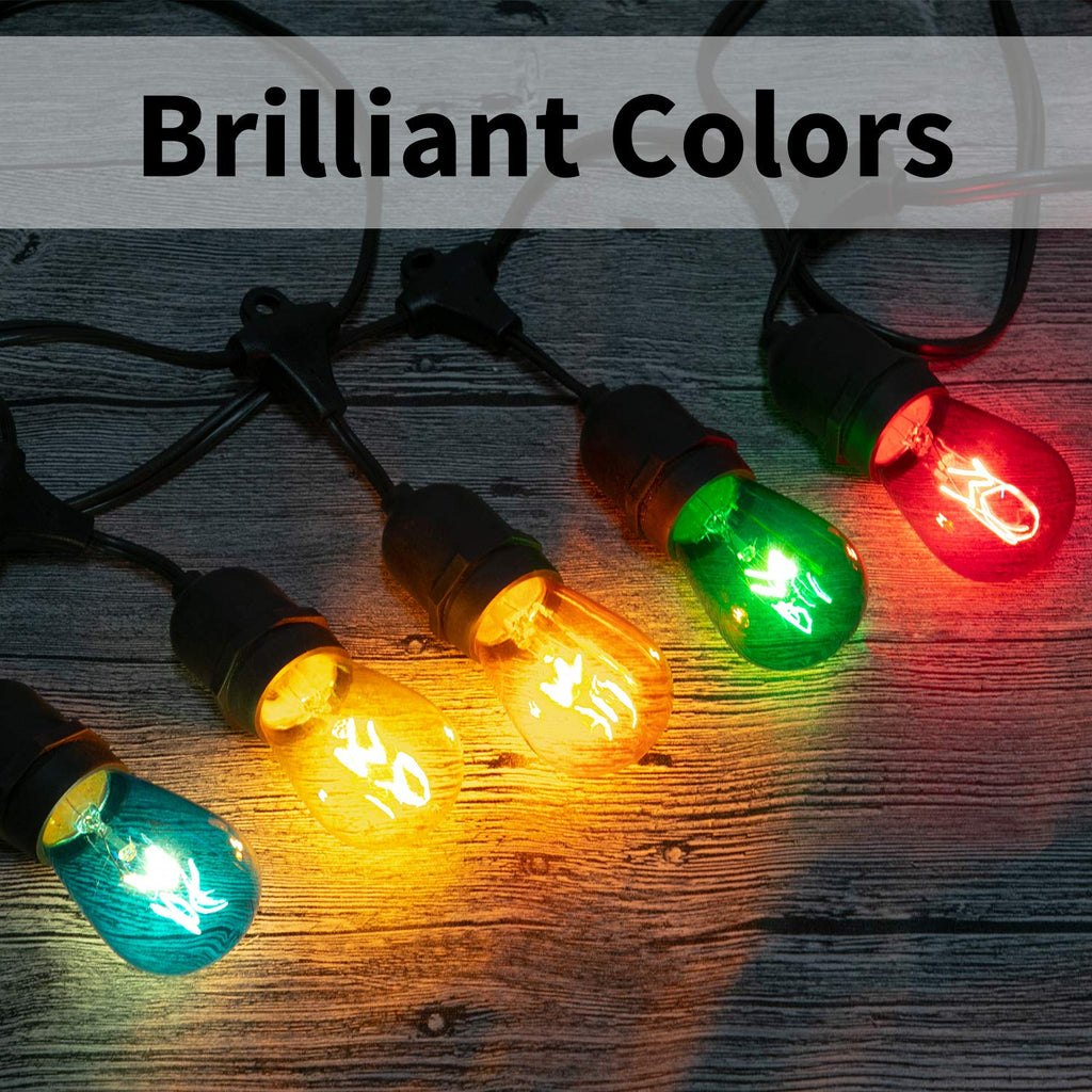 20 Count / Incandescent Bulbs / Multicolor