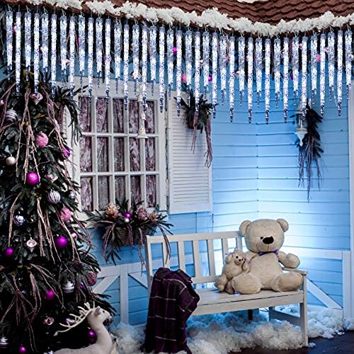 10 Feet / 10 Tubes / 50 LED / Cool White / Twinkle