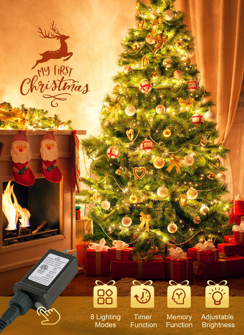 50 FT / 1000 LED / Warm White