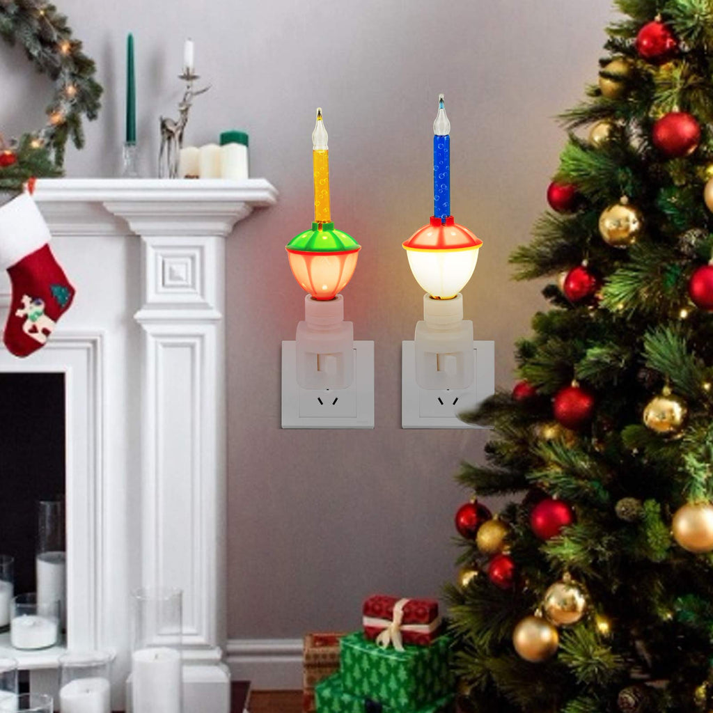 6 x Bubble Lights / Wall Plug