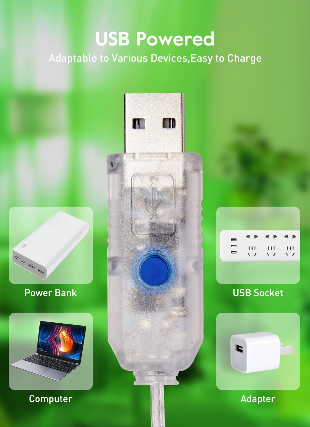 33 FT / 100 LED / Green