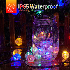 1 x 35 Feet / 60 LED / Crystal Globe / Multicolor