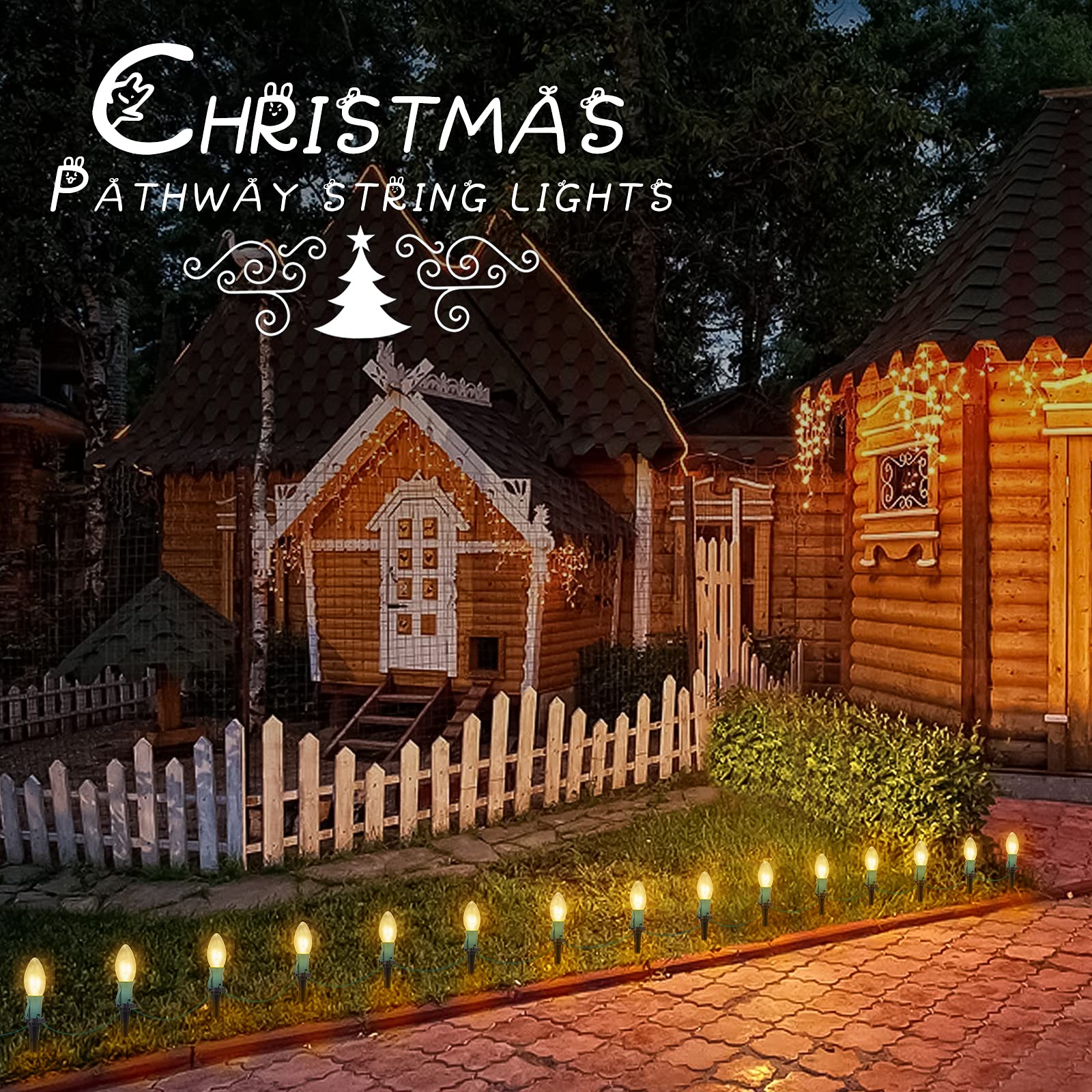 25.7 Feet / 20 ClearBulbs / Warm White