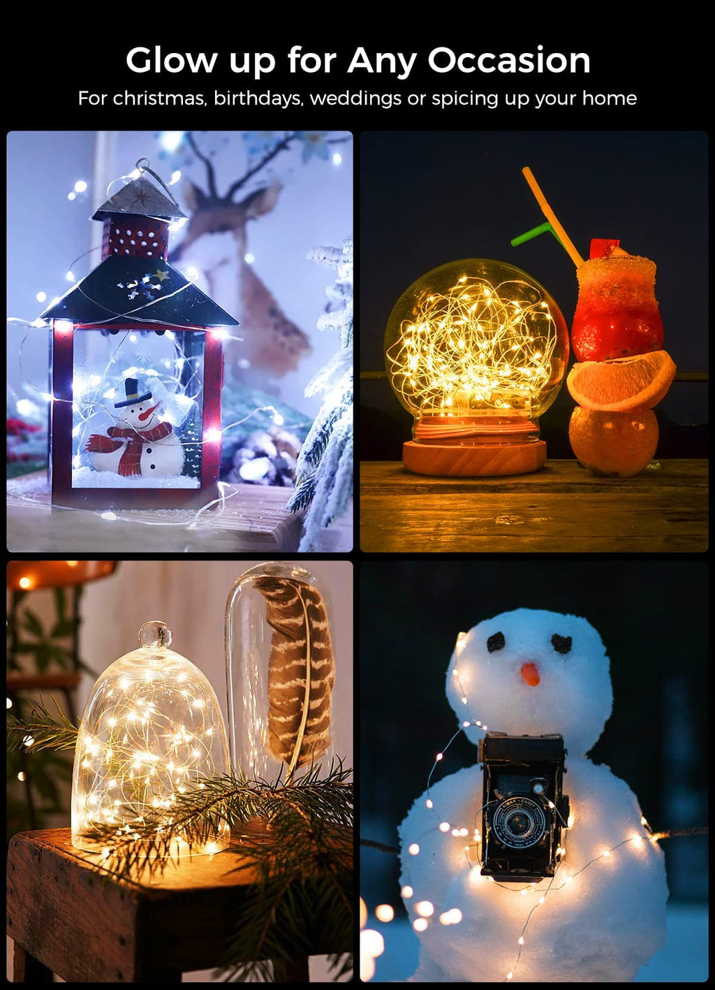 24 x 7 Feet / 20 LED / Warm White & Pure White