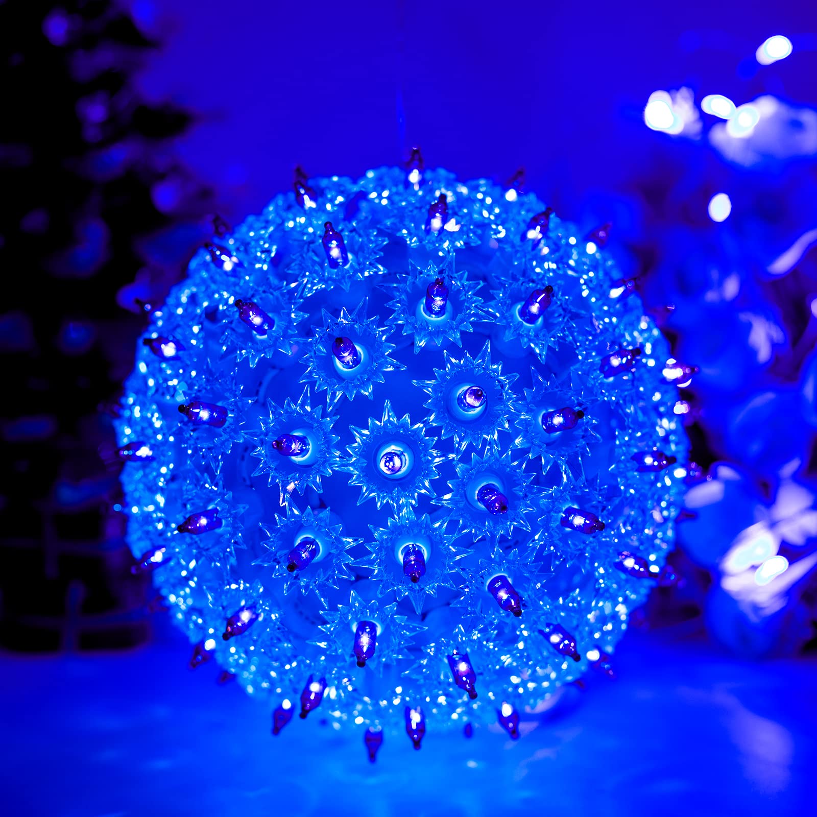 1 x 6 Inches / 100 Bulbs / Blue