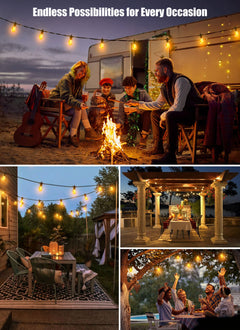 S14 LED Bulb String Lights, E17 Sockets