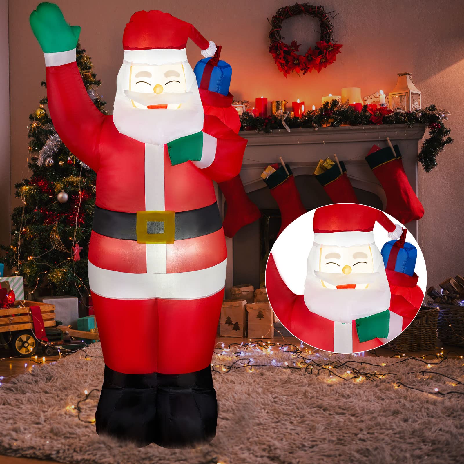 1 x 5.5 Feet / Santa Claus