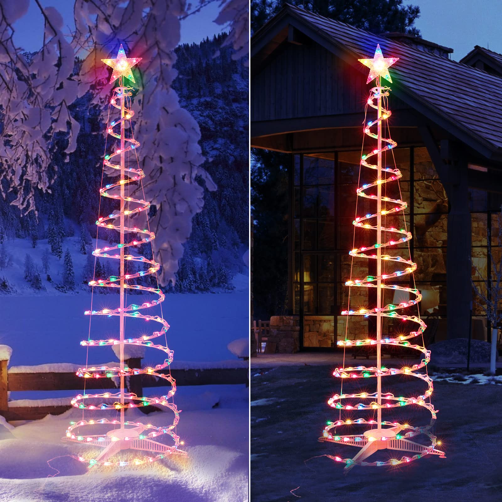 6 Feet / 200 Bulbs / Multicolor