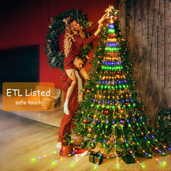 11.8 Feet / 9 Drops / 344 LED / Multicolor