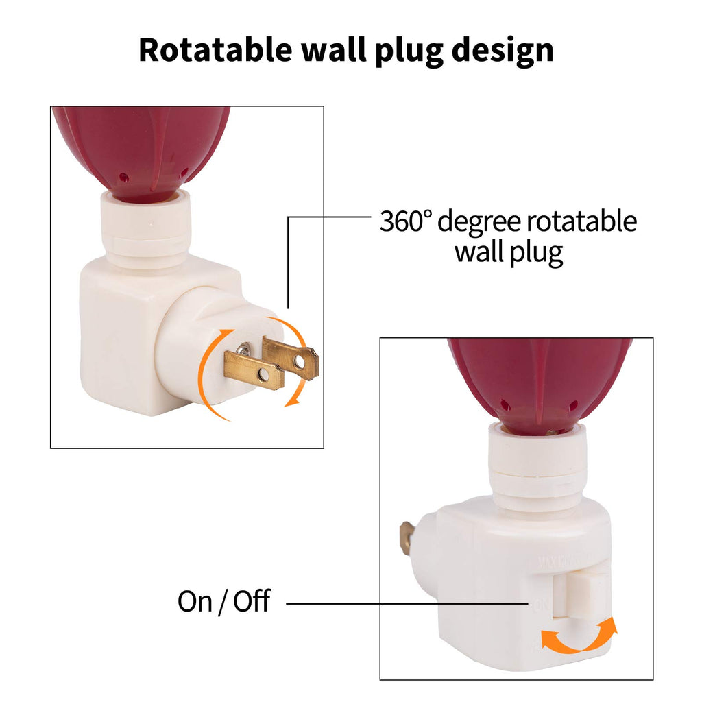 3 x Bubble Lights / Wall Plug
