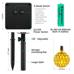 35.6 Feet / 60 LED / Moroccan / Multicolor