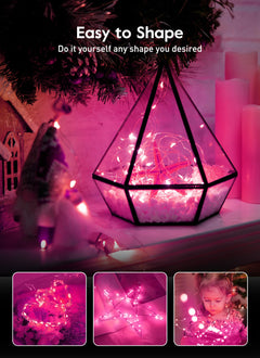 33 FT / 100 LED / Pink