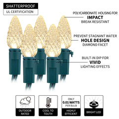 2 x 20 Feet / 60 LED / Warm White