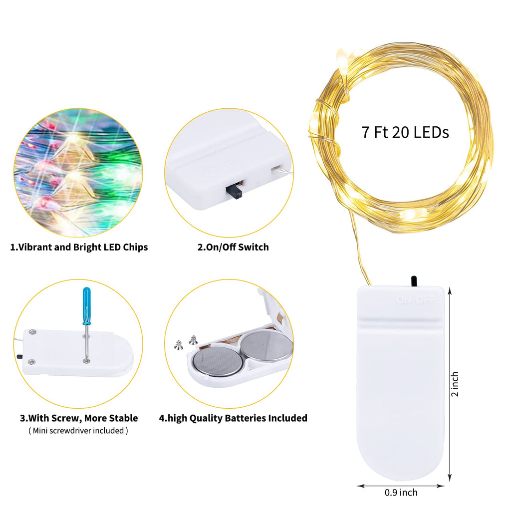 16 x 7 Feet / 20 LED / Multicolor