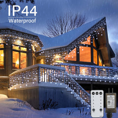 Snowflake / 33 Feet / 60 Drops / 300 LED / Remote