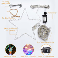 11.8 Feet / 9 Drops / 344 LED / Multicolor