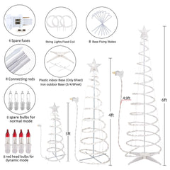 3 Pack / 3 ft + 4 ft + 6 ft / Warm White