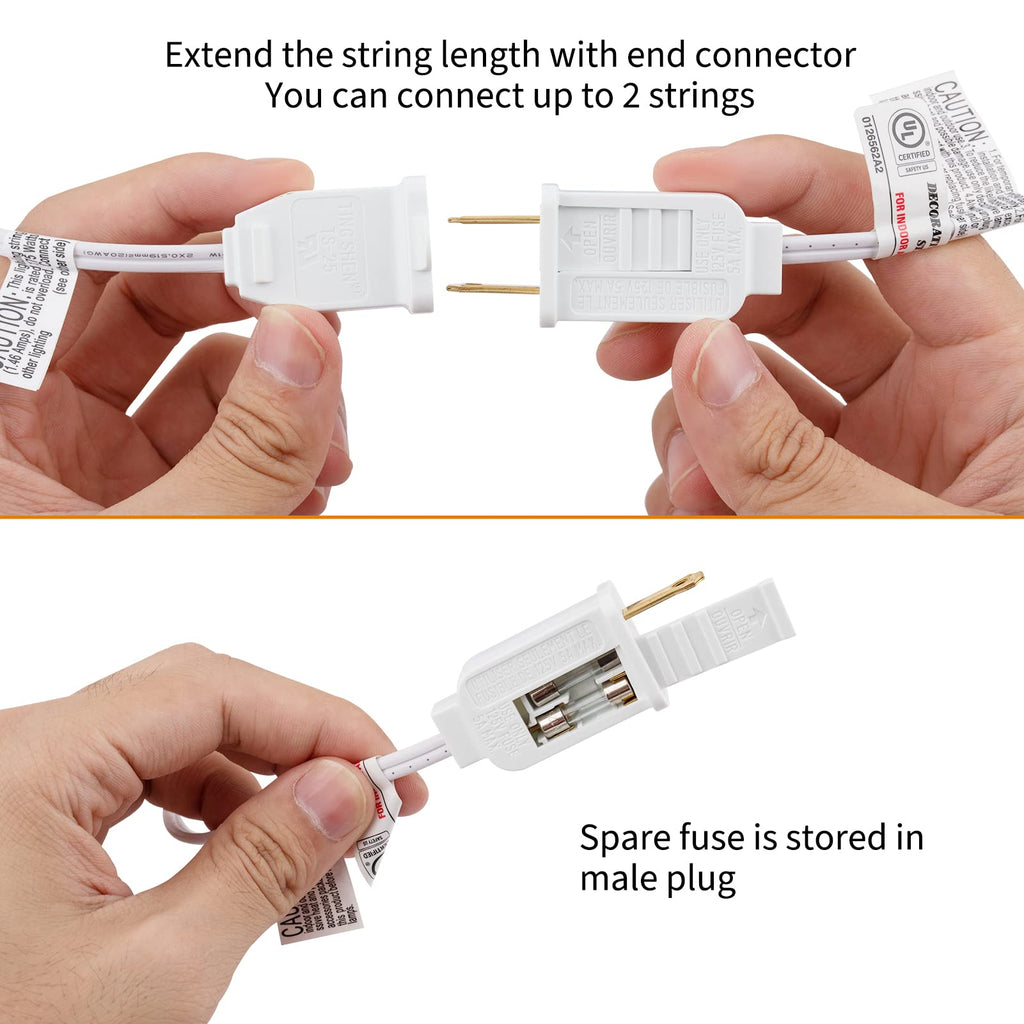 25 Feet / 25 Satin Bulbs / Multicolor