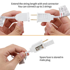 25 Feet / 25 Satin Bulbs / Multicolor