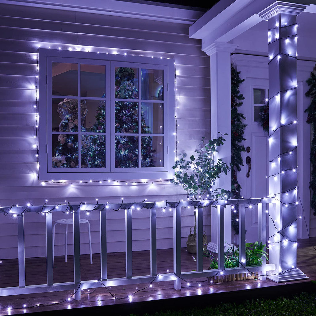 168 Feet / 600 LED / Pure White / Green Wire