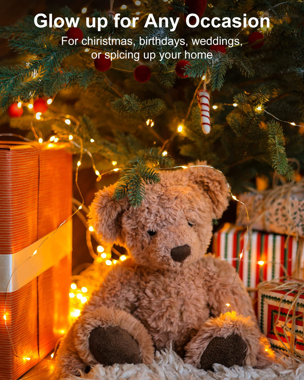 12 x 7 Feet / 20 LED / Warm White