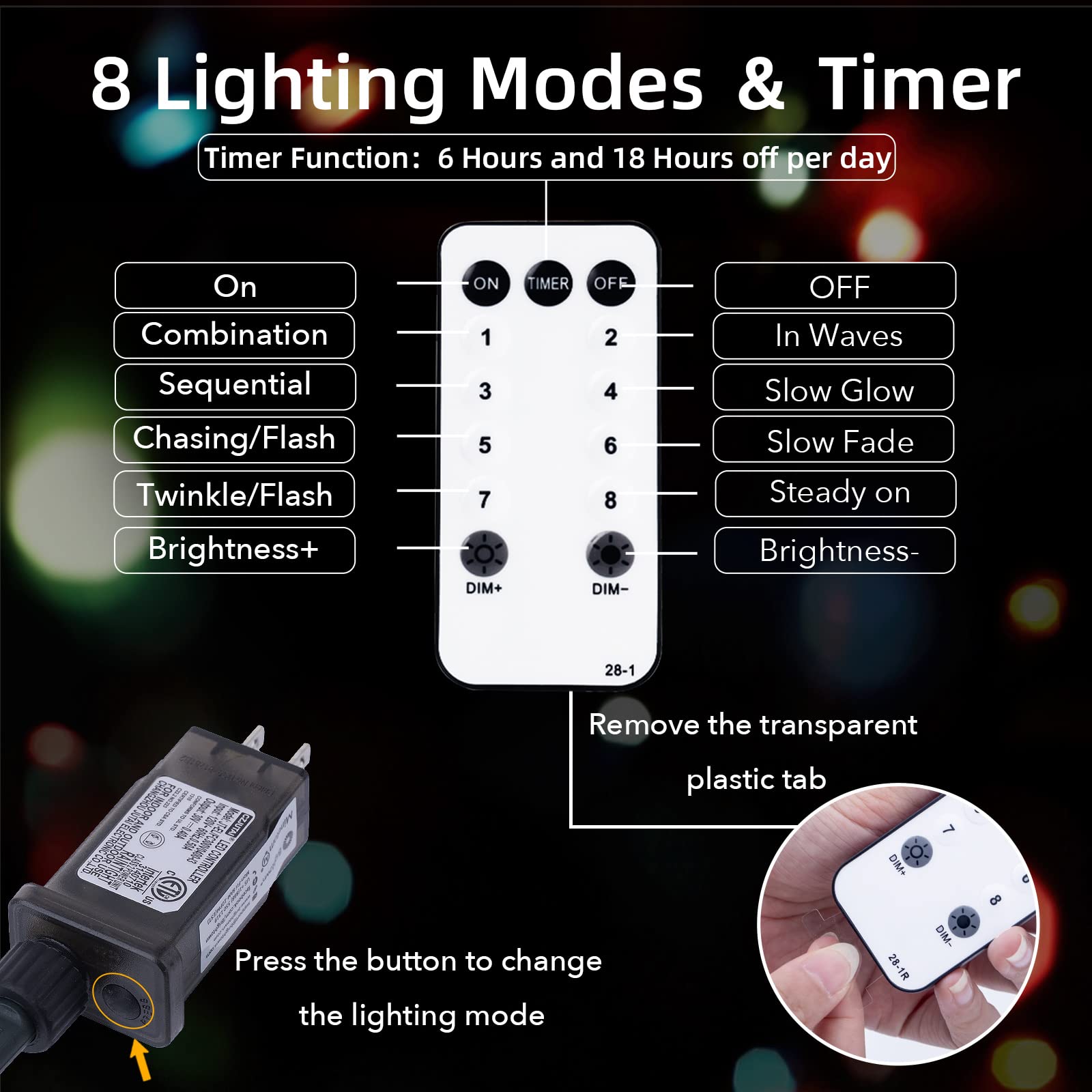 1 x 337 Feet / 1000 LED / Multicolor